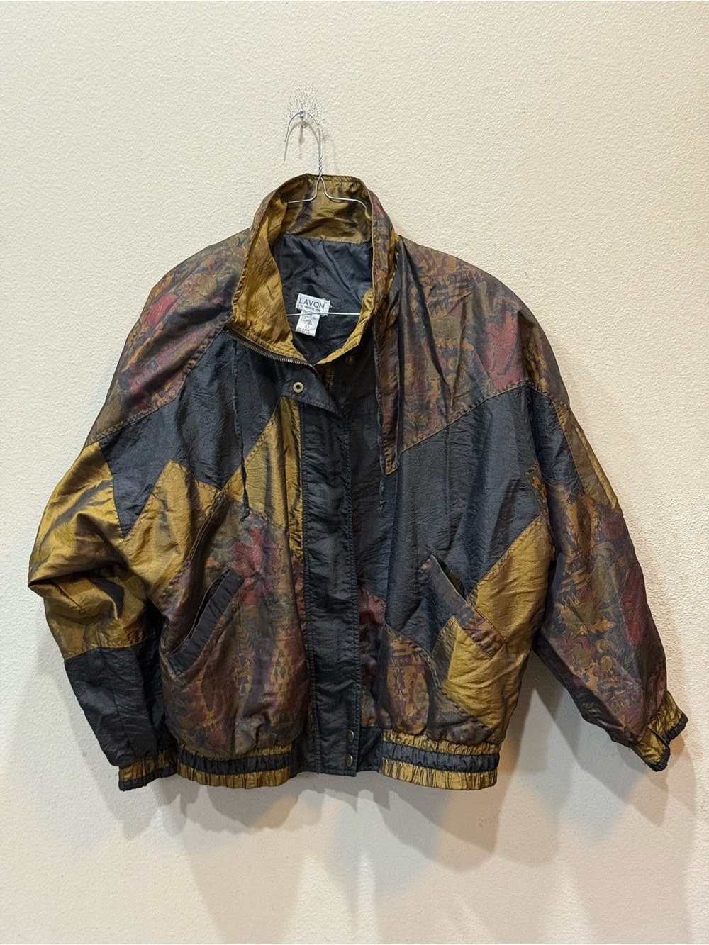 Vintage Lavon Windbreaker Jackets Multicolored